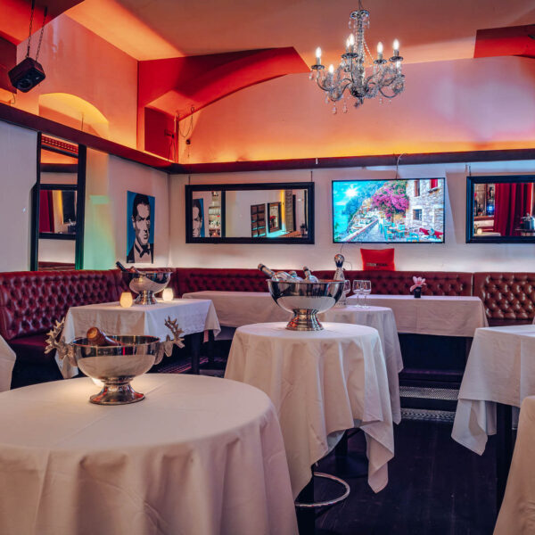 Gedeckte Tische im IL TORO Eventlocation 1010 Wien