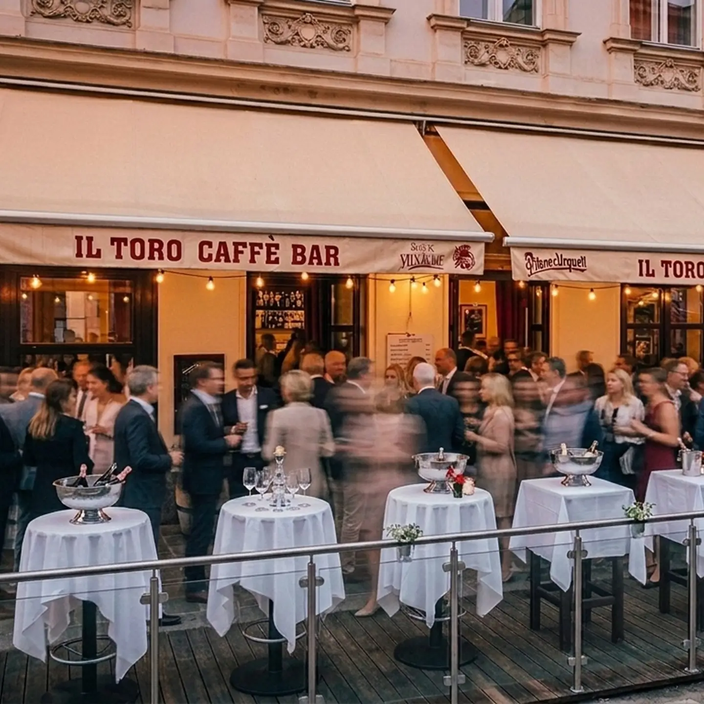 Sommerfest Wien auf der Terrasse im IL TORO Eventlocation Wien
